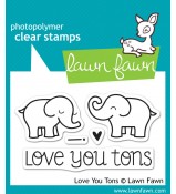 Lawn Fawn Love You Tons stamp set